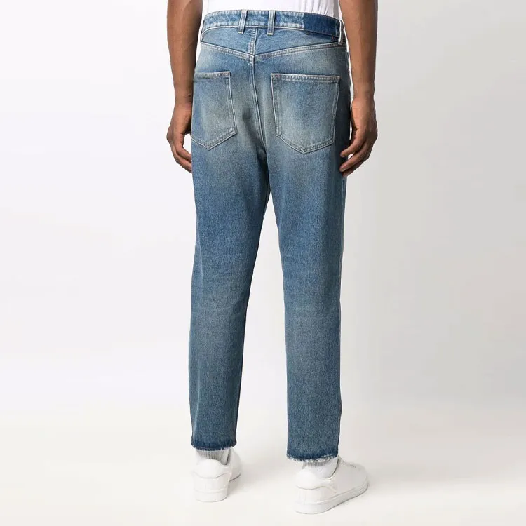 Golden Goose Washed Effect Straight Leg Jeans-1
