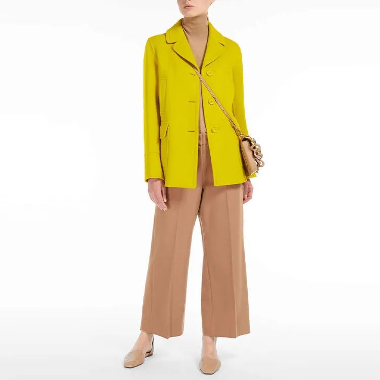 ’S MAX MARA Marina Collection Coats Women's Yellow-1