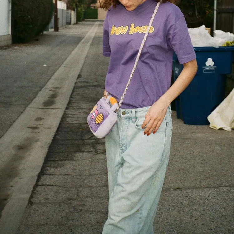 Drew House Letter Logo Series SS22 T Shirt Unisex Violet-5