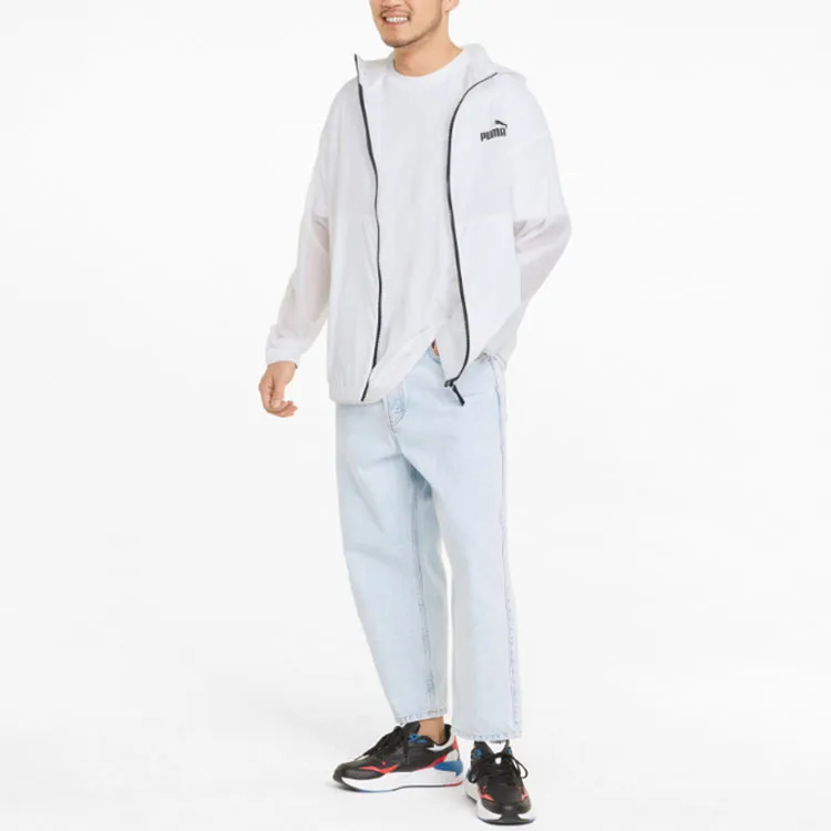 PUMA ESS Jackets Men White-2