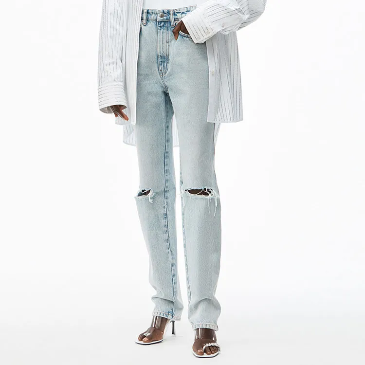 Alexander Wang Jeans Women's Bleached White-3