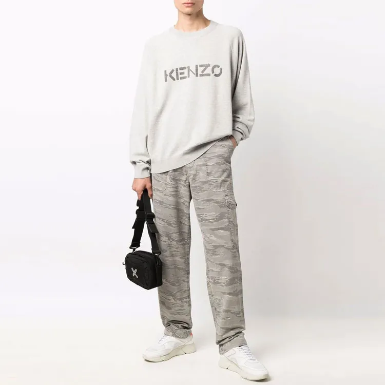 KENZO Sweaters Men Gray-2