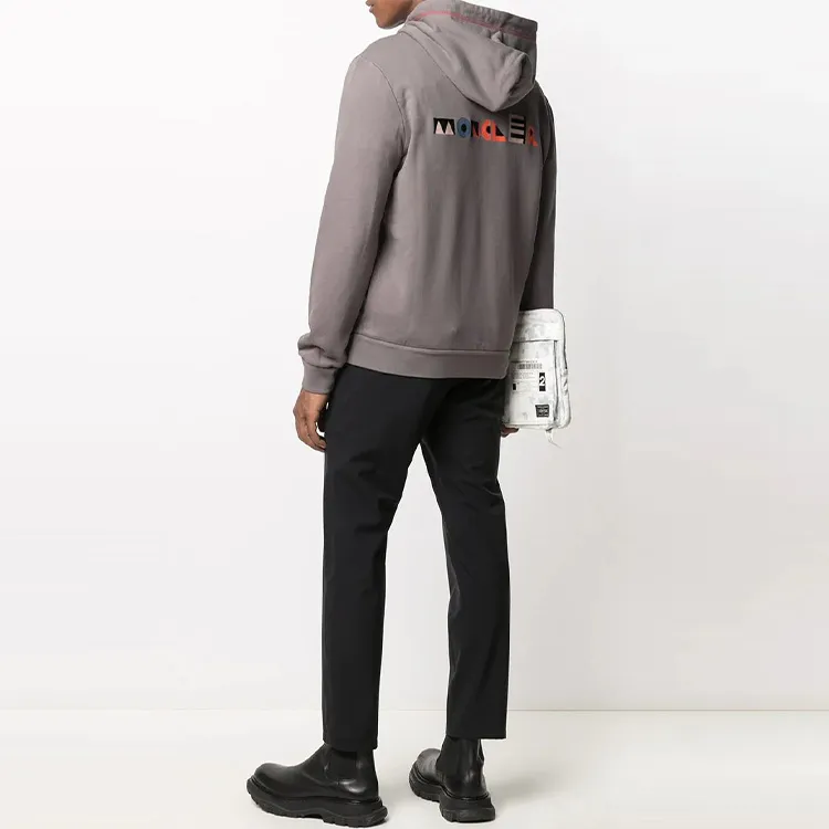 Moncler Sweatshirts Men Gray-3