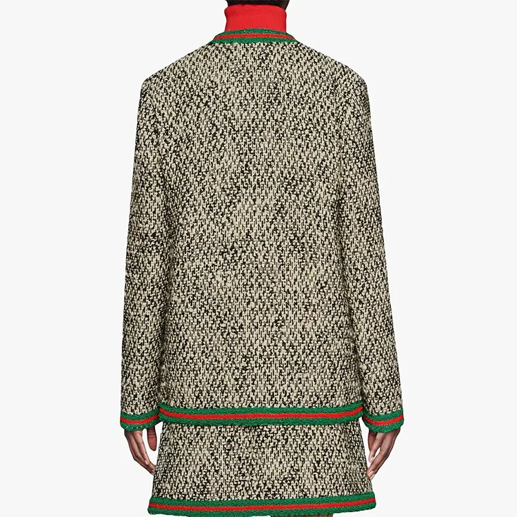 GUCCI Jackets Coats Women's Gray Green-2
