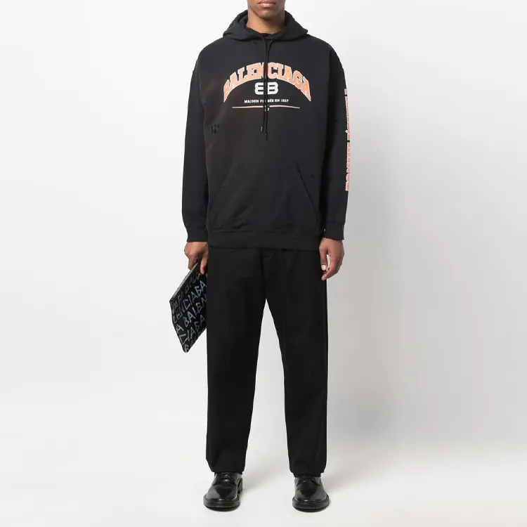 Balenciaga Sweatshirt Unisex Black-4