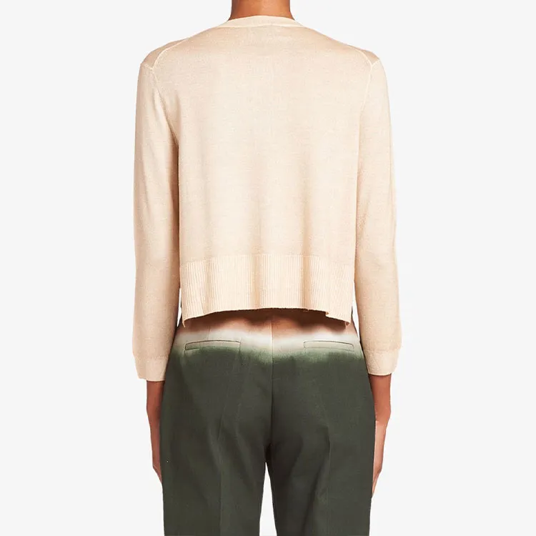 PRADA Cashmere Sweaters Women's Beige-2