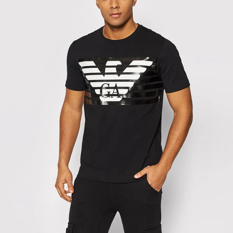 EMPORIO ARMANI SS22 T Shirt Men's Black-2