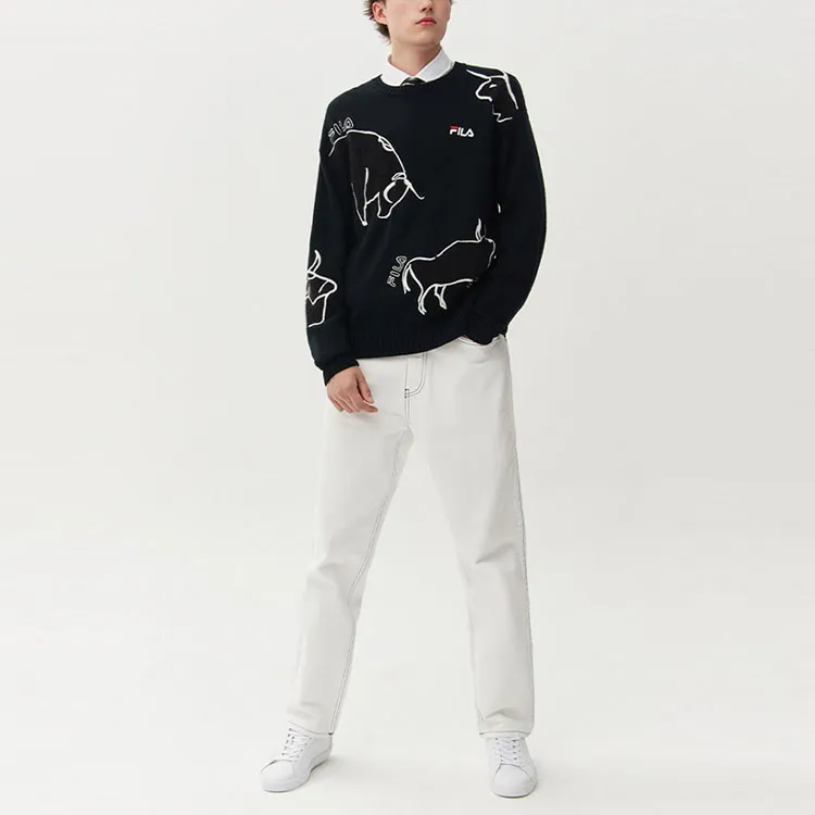 FILA Sweaters Men Black-2