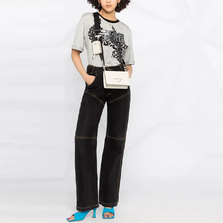 FENDI T-Shirts Women's Gray-2