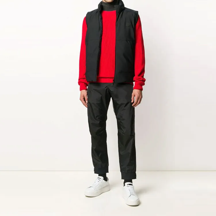 Moncler Technical Fabric Straight Leg Trousers-3