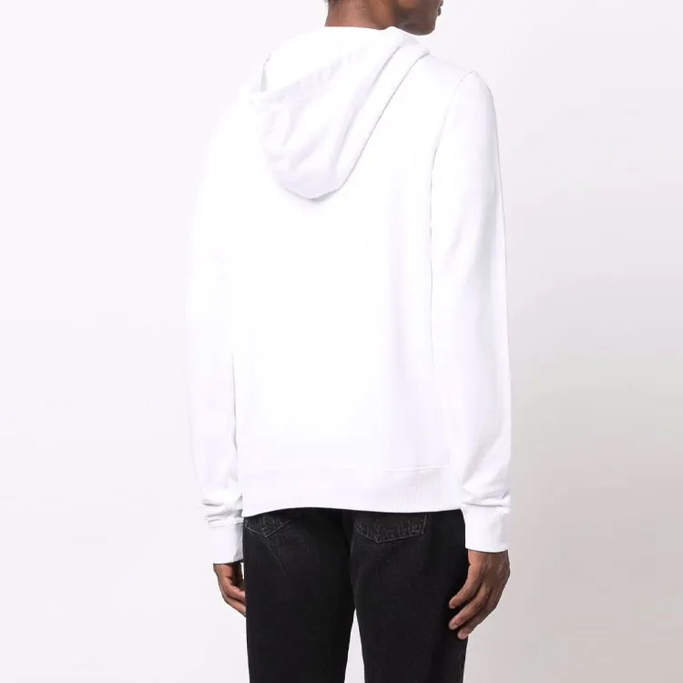 SAINT LAURENT Logo Printed Drawstring Hoodie-1