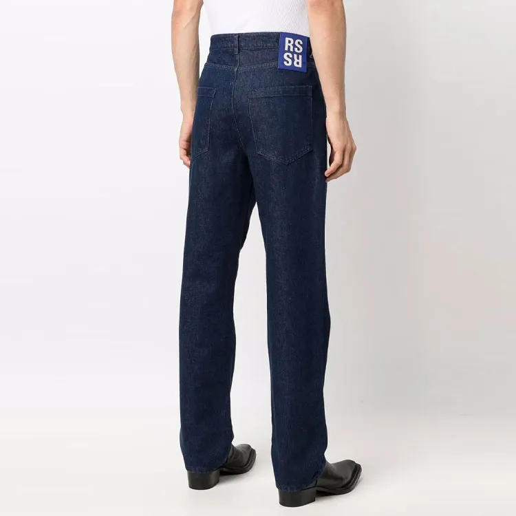 RAF SIMONS Jeans Men Blue-2