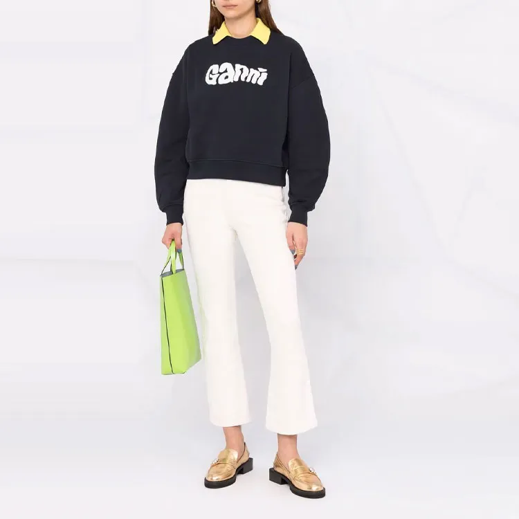 GANNI SS23 Sweatshirt Women's Blue-1