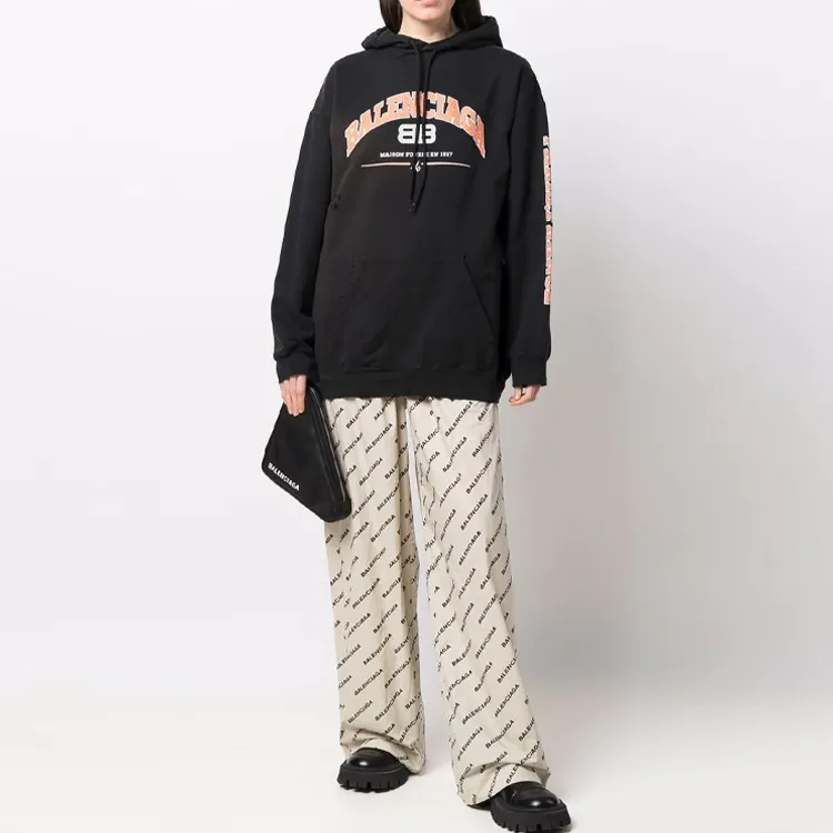 Balenciaga Sweatshirt Unisex Black-3