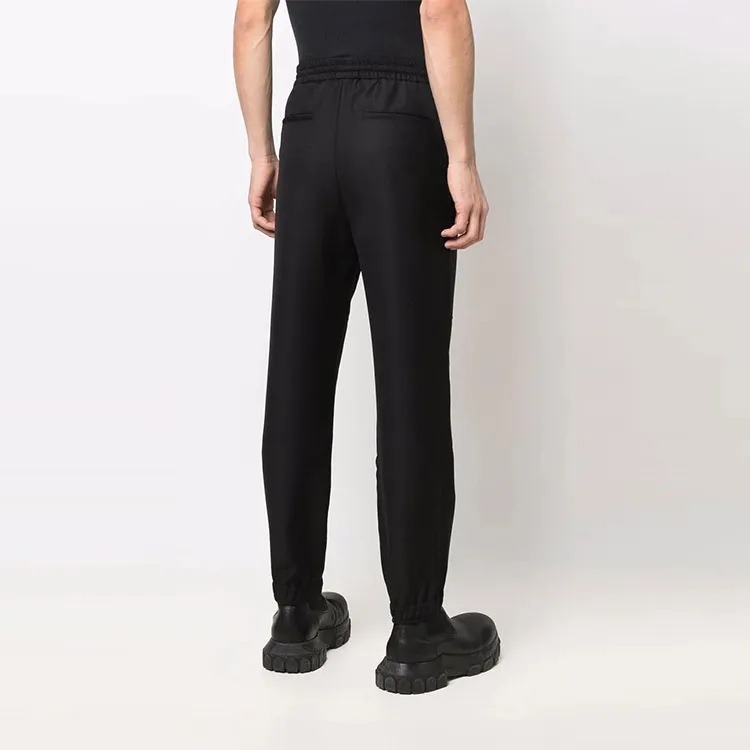 Alexander McQueen High Waist Straight Leg Trousers-1