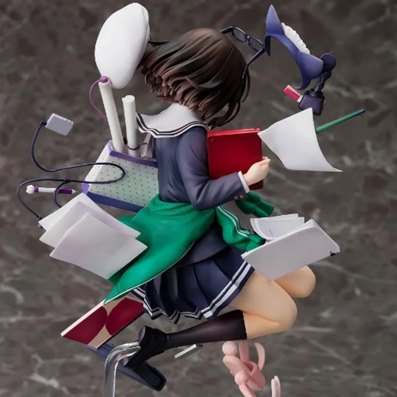 MAX Factory Megumi Kato Passerby Main Character School Uniform Figure Includes Base Scale Figures 21cm-4