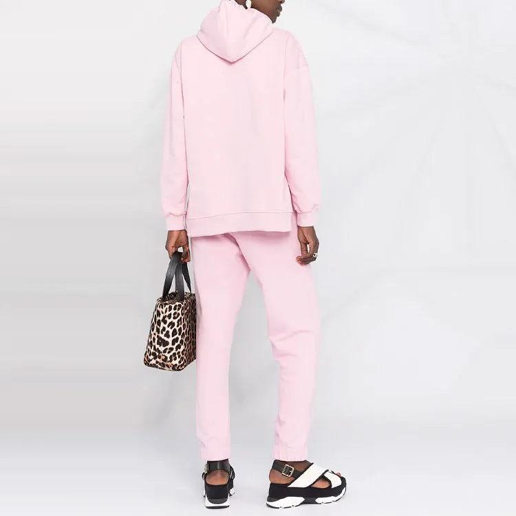 GANNI Knitted Sweatpants Women's Pink-2