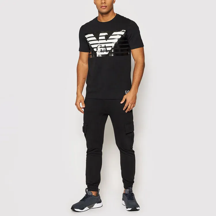 EMPORIO ARMANI SS22 T Shirt Men's Black-4