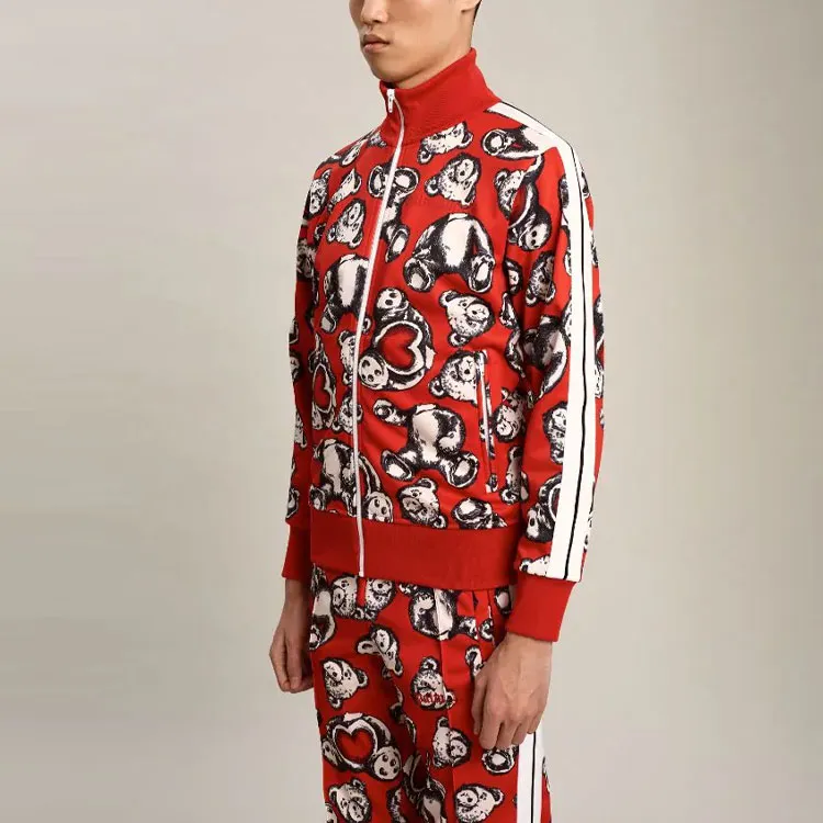 PALM ANGELS Jackets Men Red-3