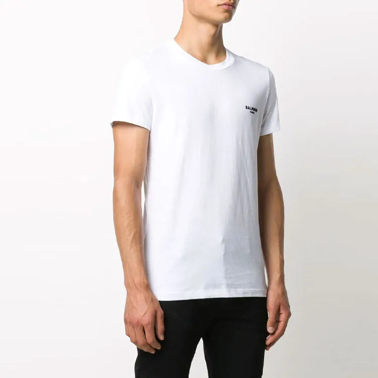 BALMAIN Mini Flocked Logo T-Shirt-3