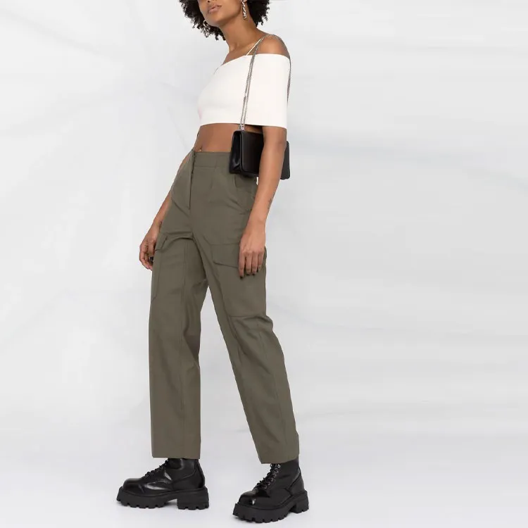 AMBUSH Cold shoulder Cropped Top-3
