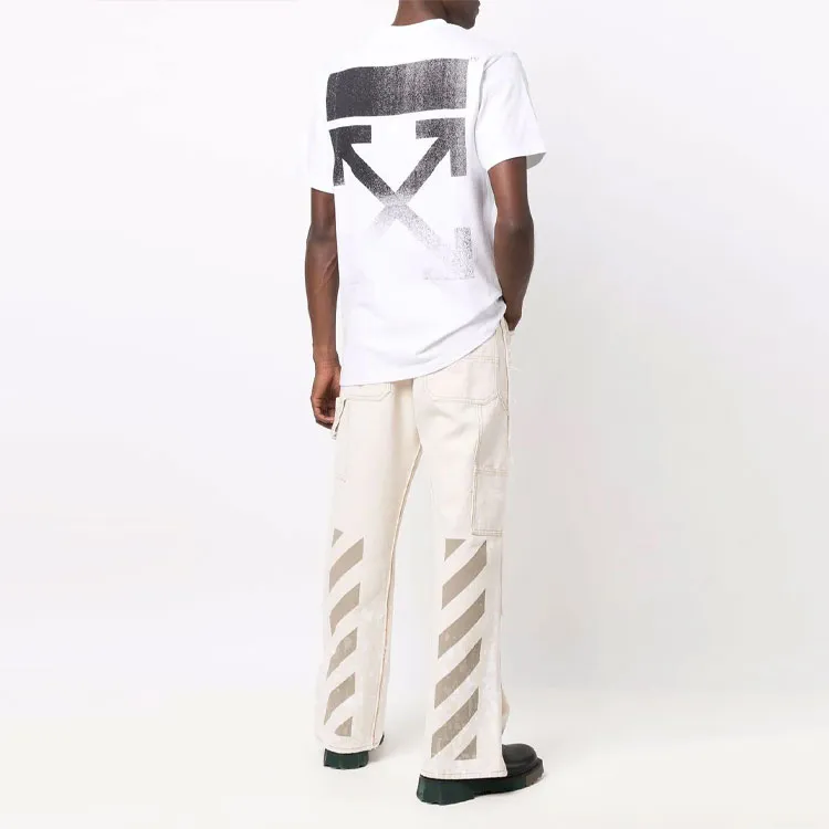 OFF WHITE Slim Fit Degrade Arrows T Shirt-4