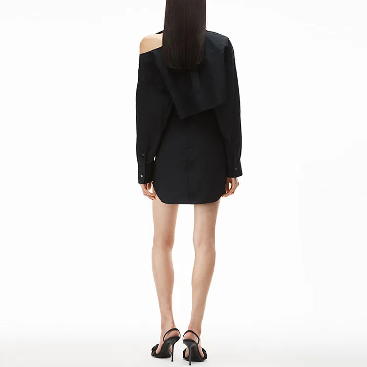 Alexander Wang Long Sleeved Dresses Women's Black-1