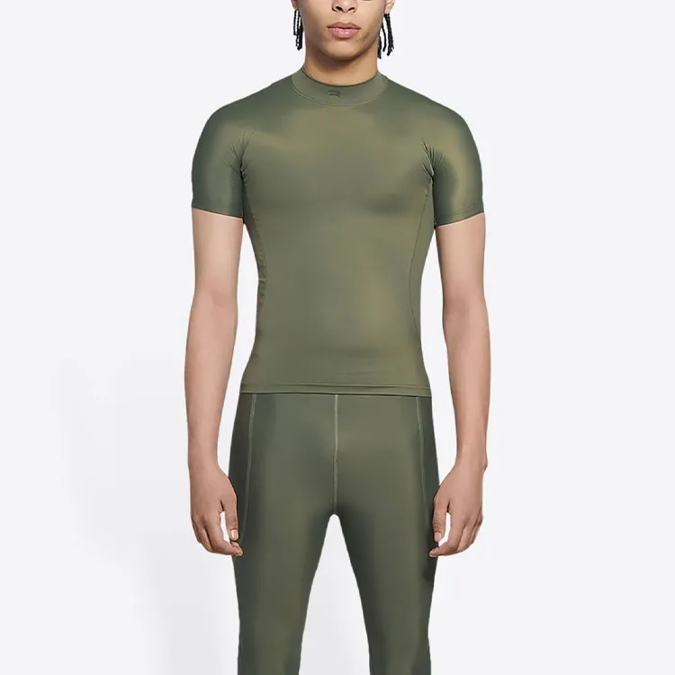 Balenciaga T Shirts Men Green-2