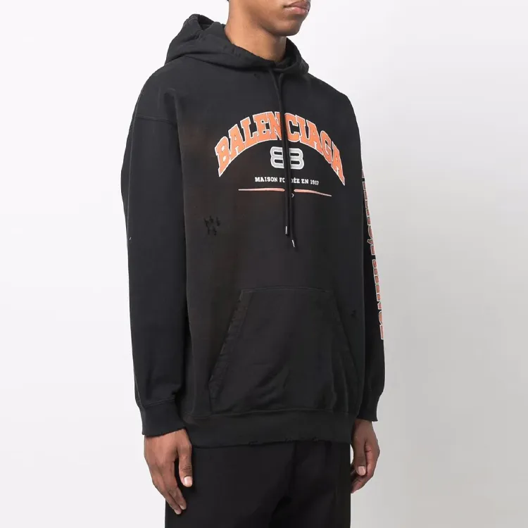 Balenciaga Sweatshirt Unisex Black-6