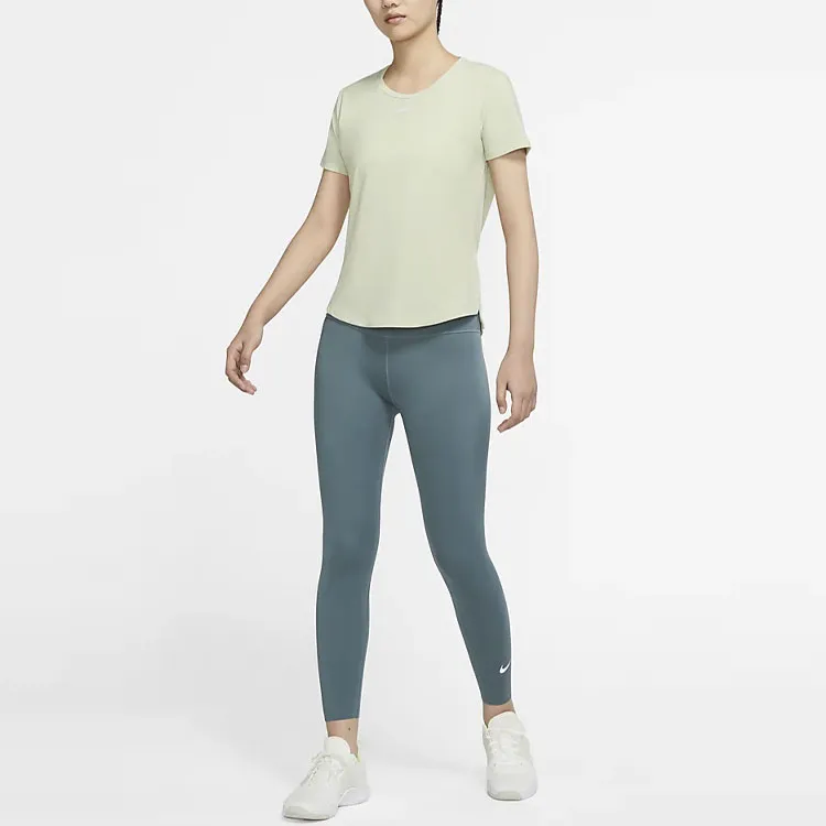 Nike T Shirts Women's Light Olive Green Gray-1