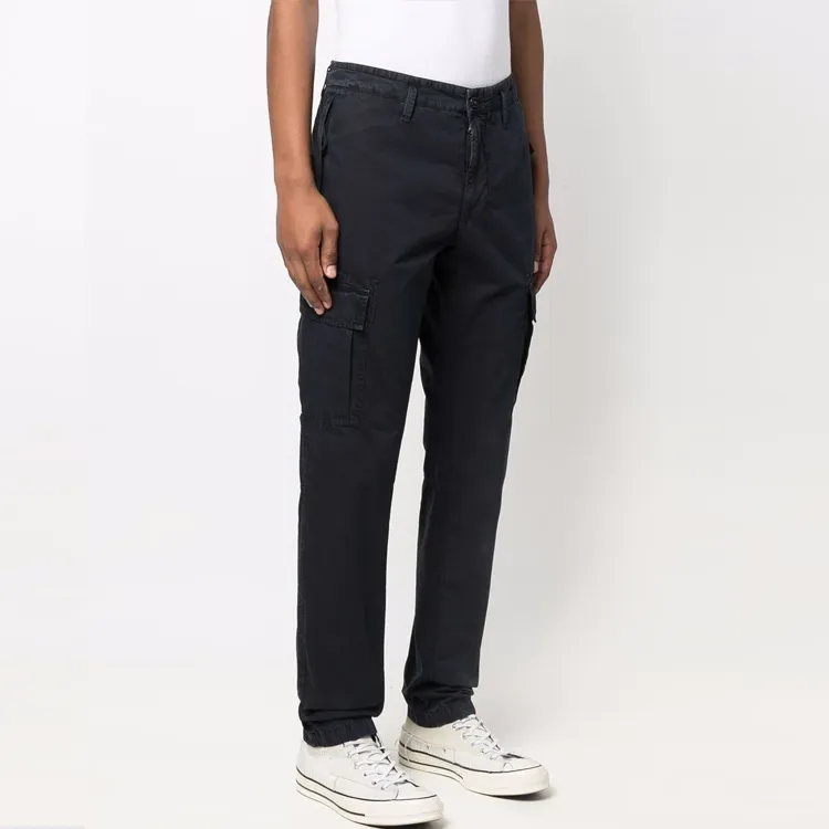 STONE ISLAND Cargo Pants Men Blue-2