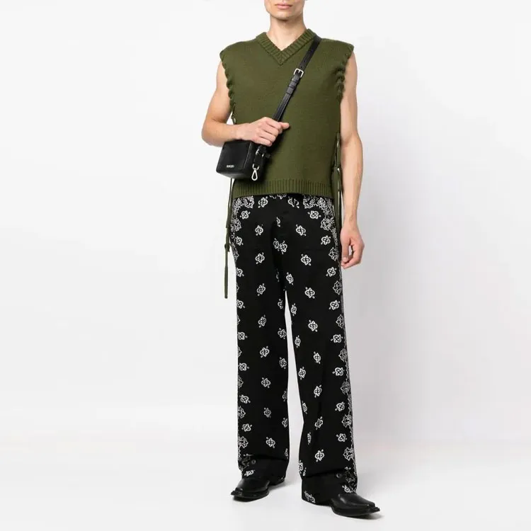 AMIRI Paisley print Cotton Trousers-2