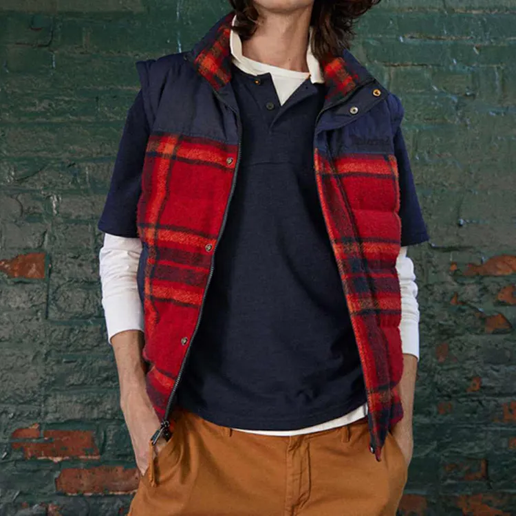 Timberland Colorblock Stand Collar Thickened Down Jacket Men's-7