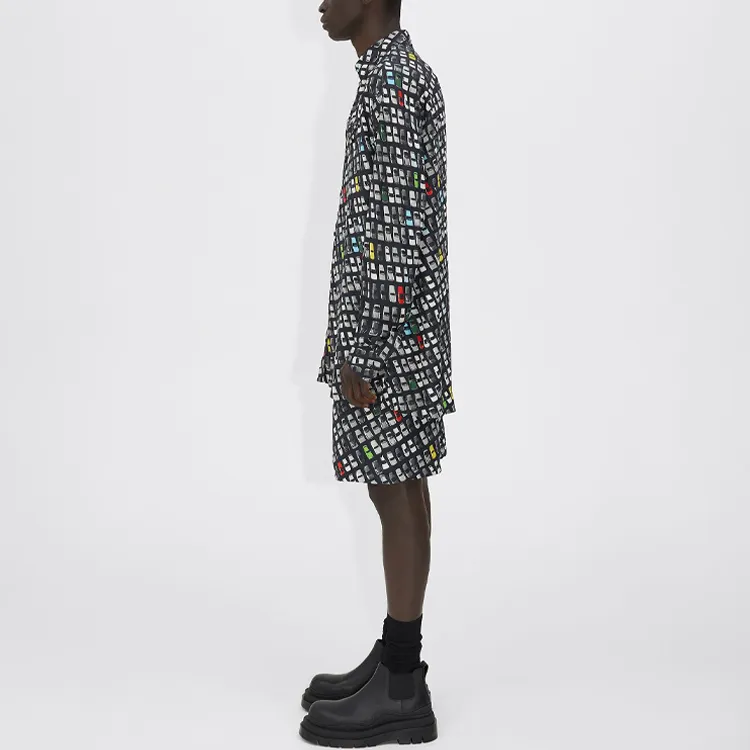 Bottega Veneta FW21 Casual Shorts Men's Gray-3
