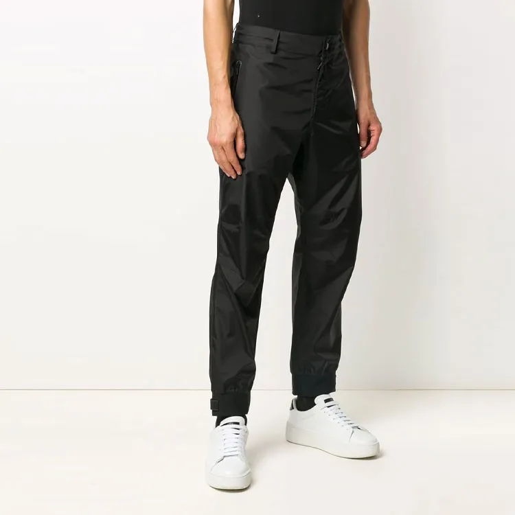 Moncler Technical Fabric Straight Leg Trousers-1