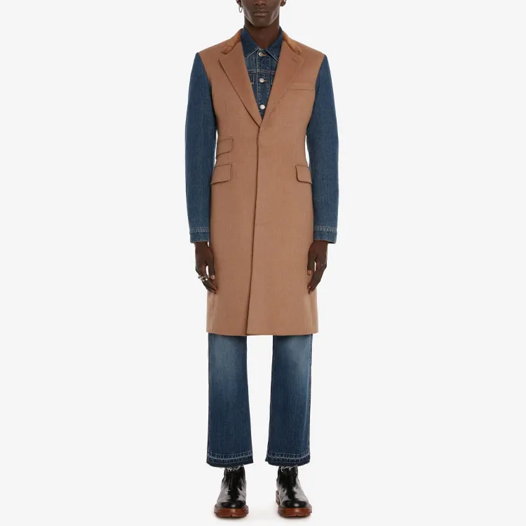 Alexander McQueen SS22 Coat Men's Camel-1