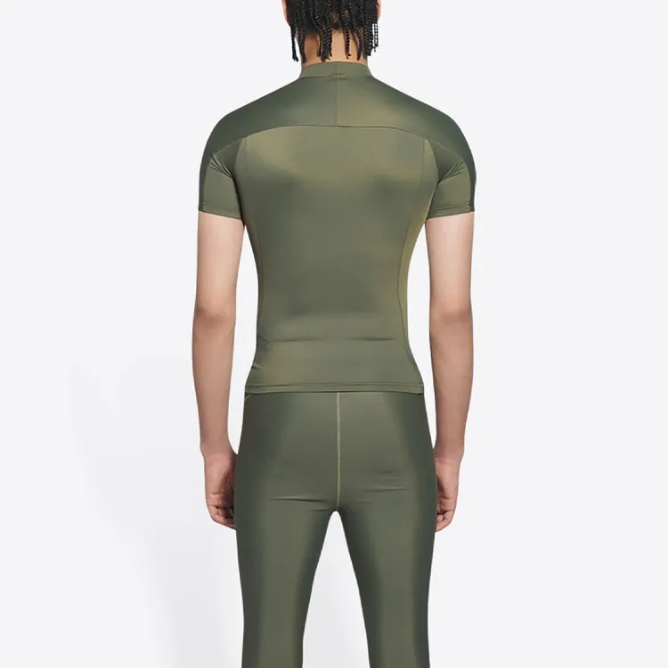 Balenciaga T Shirts Men Green-4