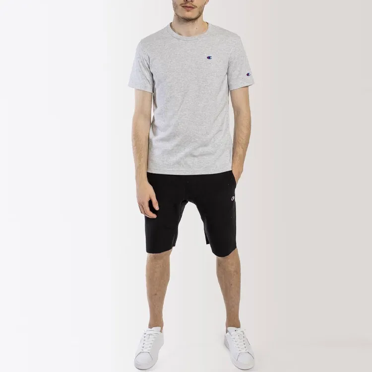 Champion Logo Embroidered Crewneck T Shirt-9