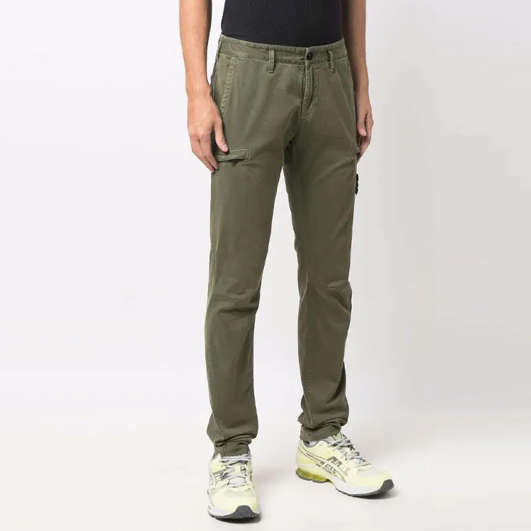STONE ISLAND Cargo Pants Men Green-3
