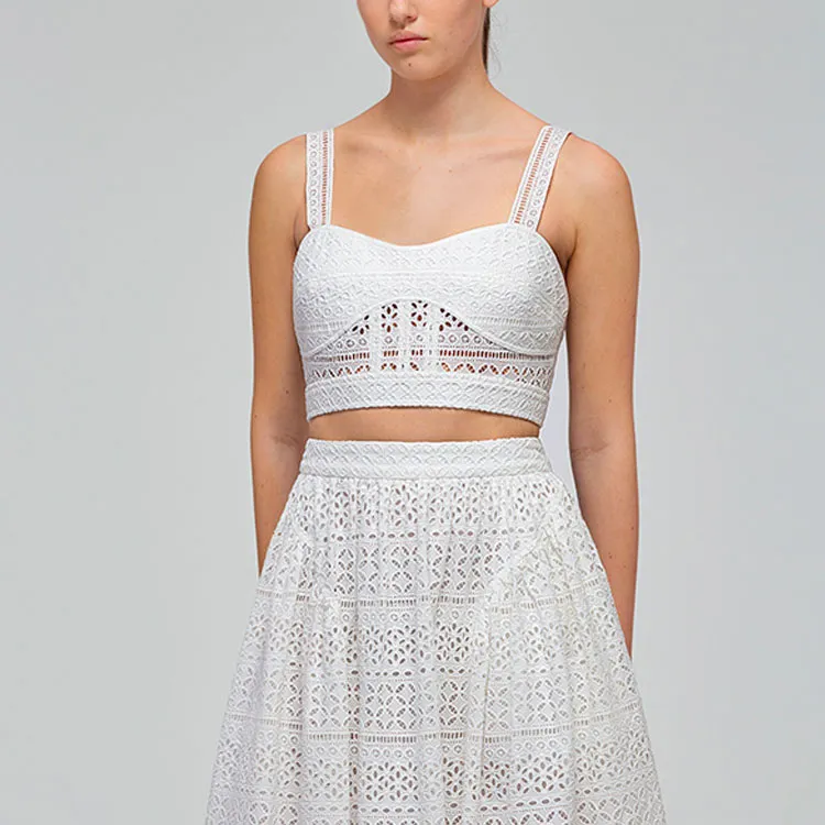 Self portrait Camisoles Women's White-3