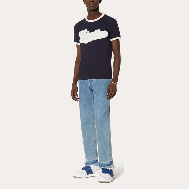 Valentino T-Shirts Men Marine Blue-1