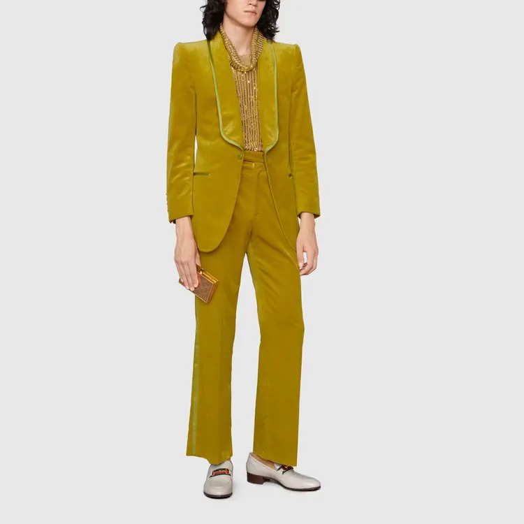 GUCCI Business Suits Men Yellow-2