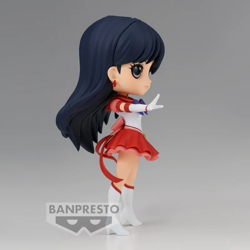 BANPRESTO Qposket Collection Sailor Moon Cosmos Timeless Sailor Mars Version A Chibi Figures 14cm-2