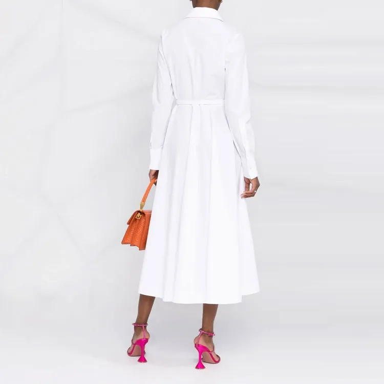 Valentino Long-Sleeved Dresses Women's White-1