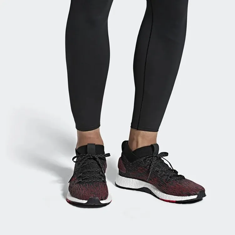 Adidas Pureboost Rbl Black Scarlet-5