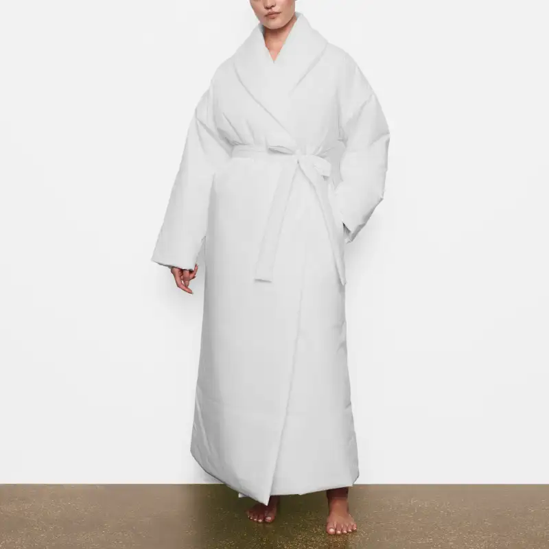 Skims Velvet Jackets Women's White-6