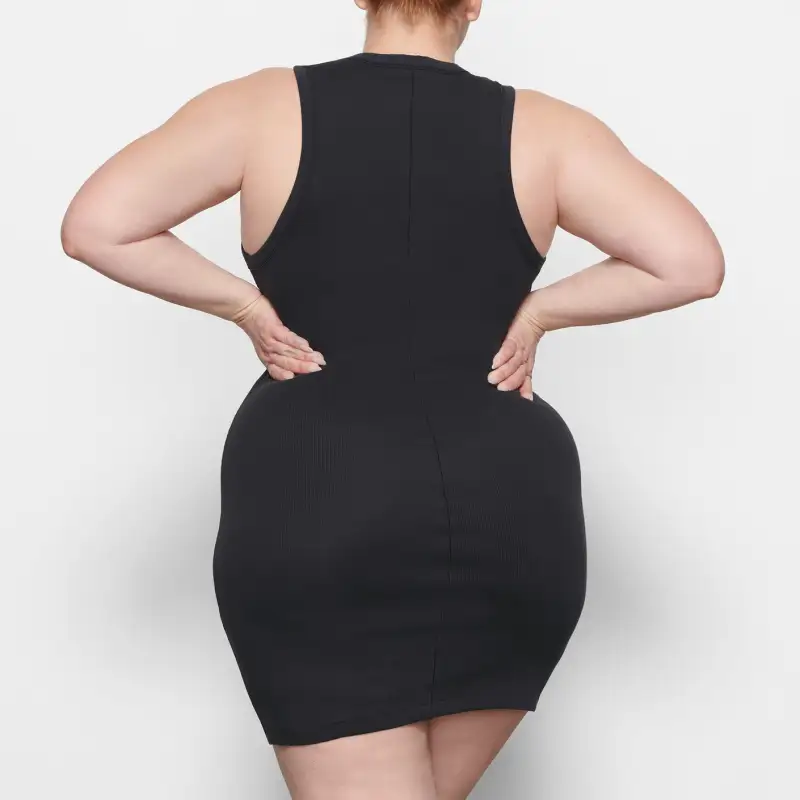 Skims Sleeveless Dresses Women's Agate Black-2