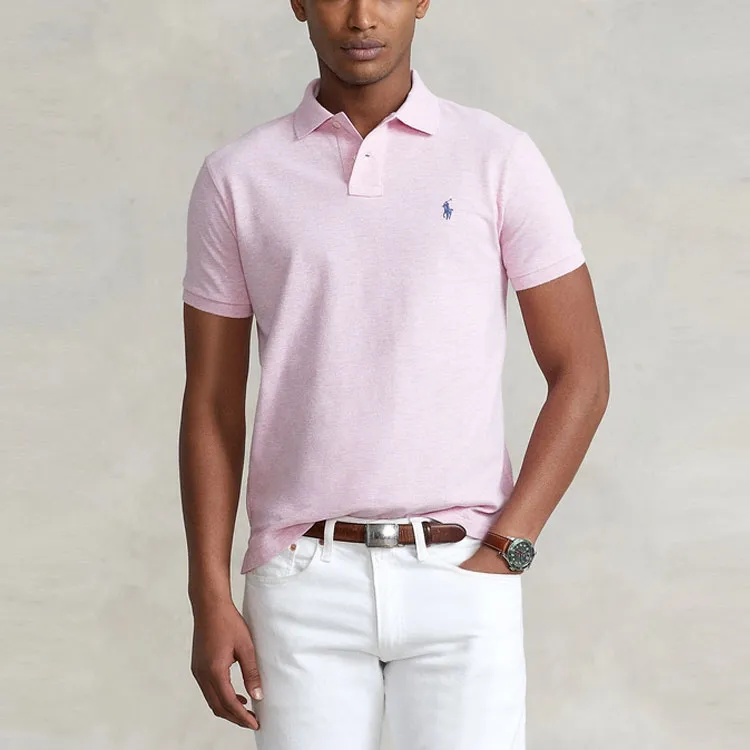 Polo Ralph Lauren SS22 Polo Shirt Men's Pink-2