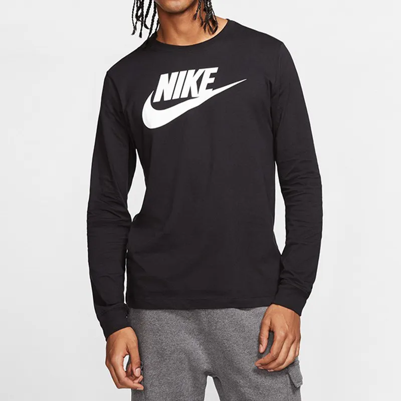 Nike T Shirts Men Black-3