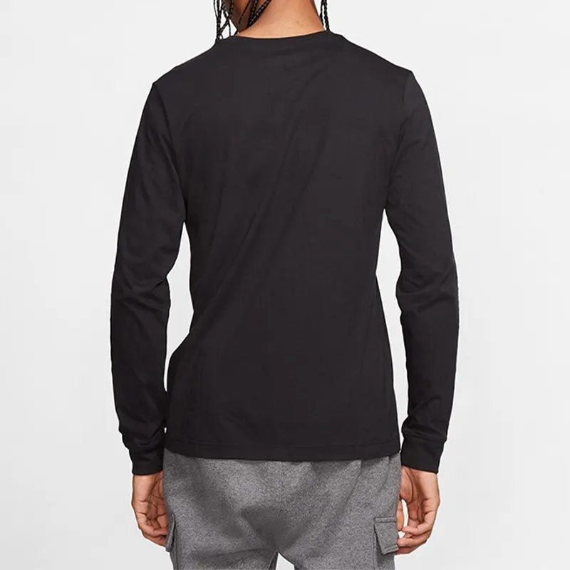 Nike T Shirts Men Black-2